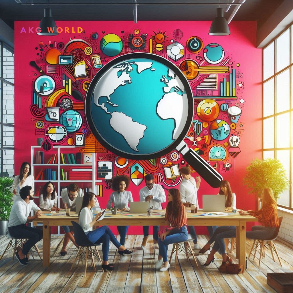 Image of a wall and people working before it around a table